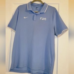 Large Light Blue Nike Polo